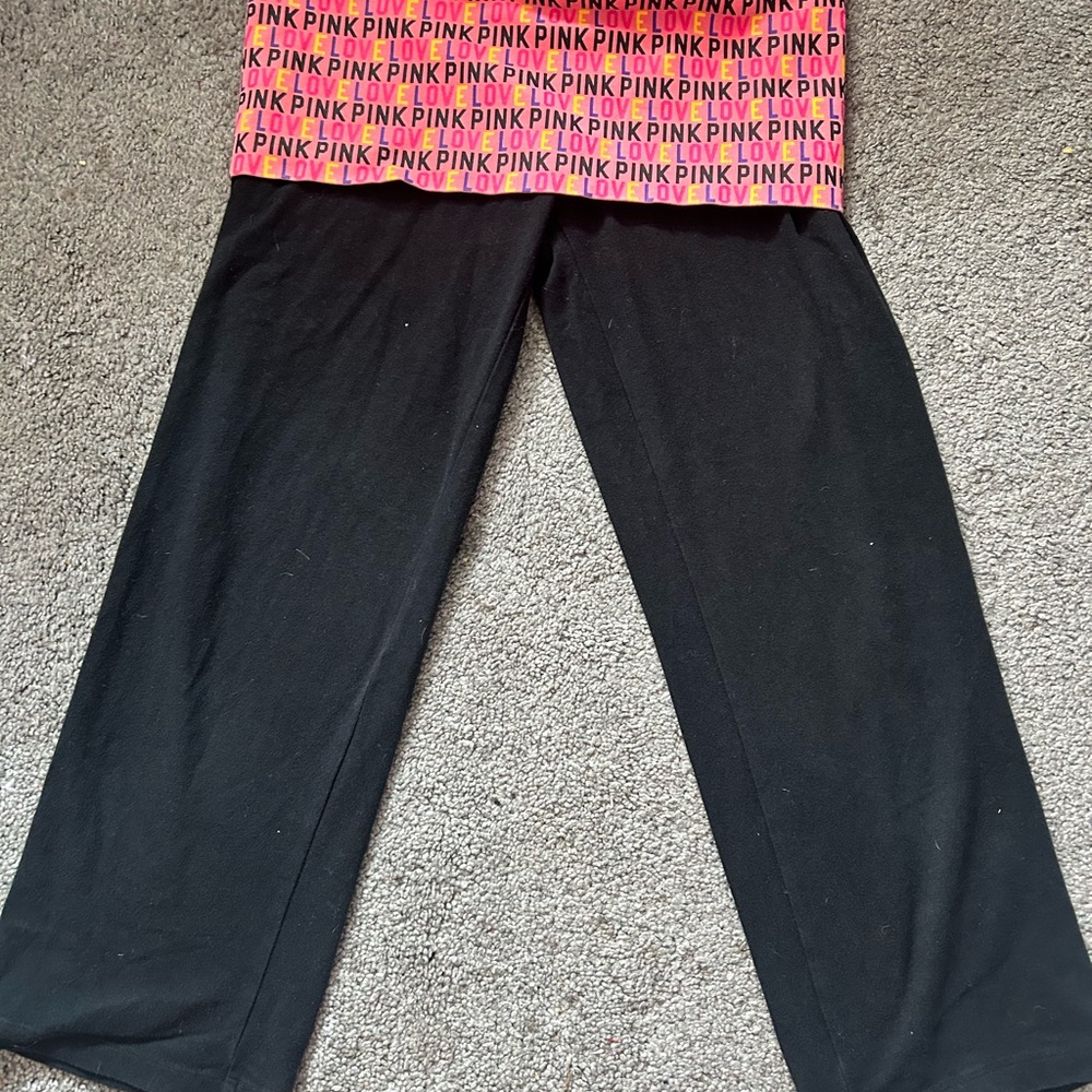 PINK Victoria's Secret Black Leggings